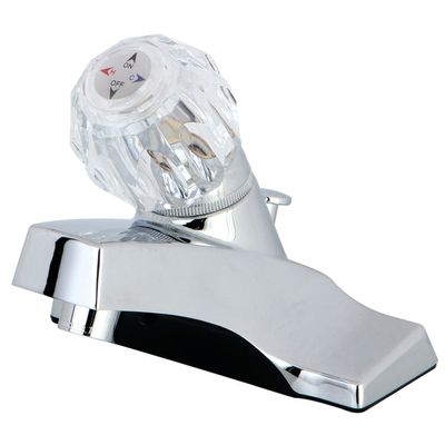 Kingston FB0521 4" Centerset Bathroom Faucet, Polished Chrome