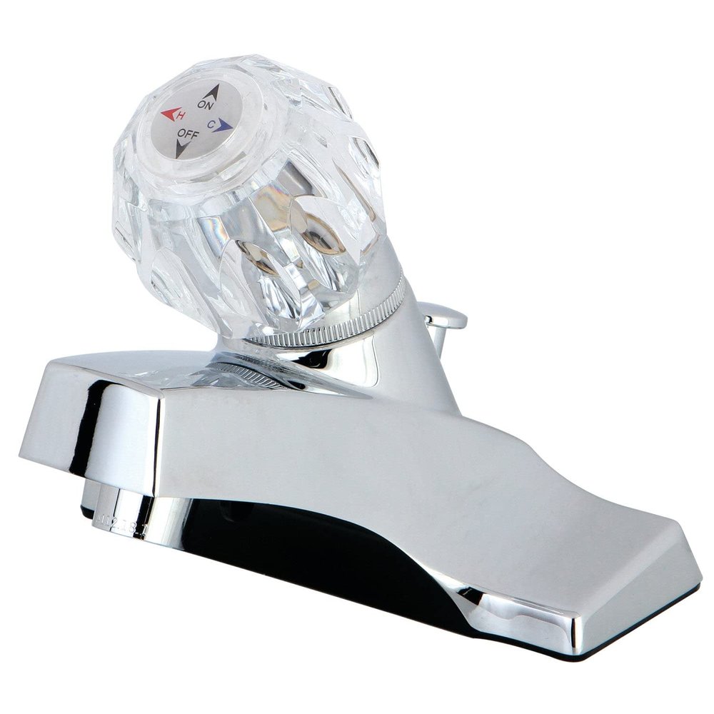 Kingston FB0521 4" Centerset Bathroom Faucet, Polished Chrome