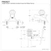Kingston FB0521 4" Centerset Bathroom Faucet, Polished Chrome view 2
