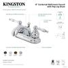 Kingston Brass FB2605KL 4-Inch in Spout Reach Knight 4-Inch Centerset Lavatory Faucet with Brass/ABS Pop-Up, Oil Rubbed Bronze view 3