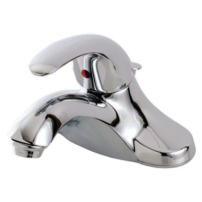 Kingston Brass FB6541 5-1/8-Inch in Spout Reach Legacy 4-Inch Centerset Lavatory Faucet with ABS Pop-Up, Polished Chrome