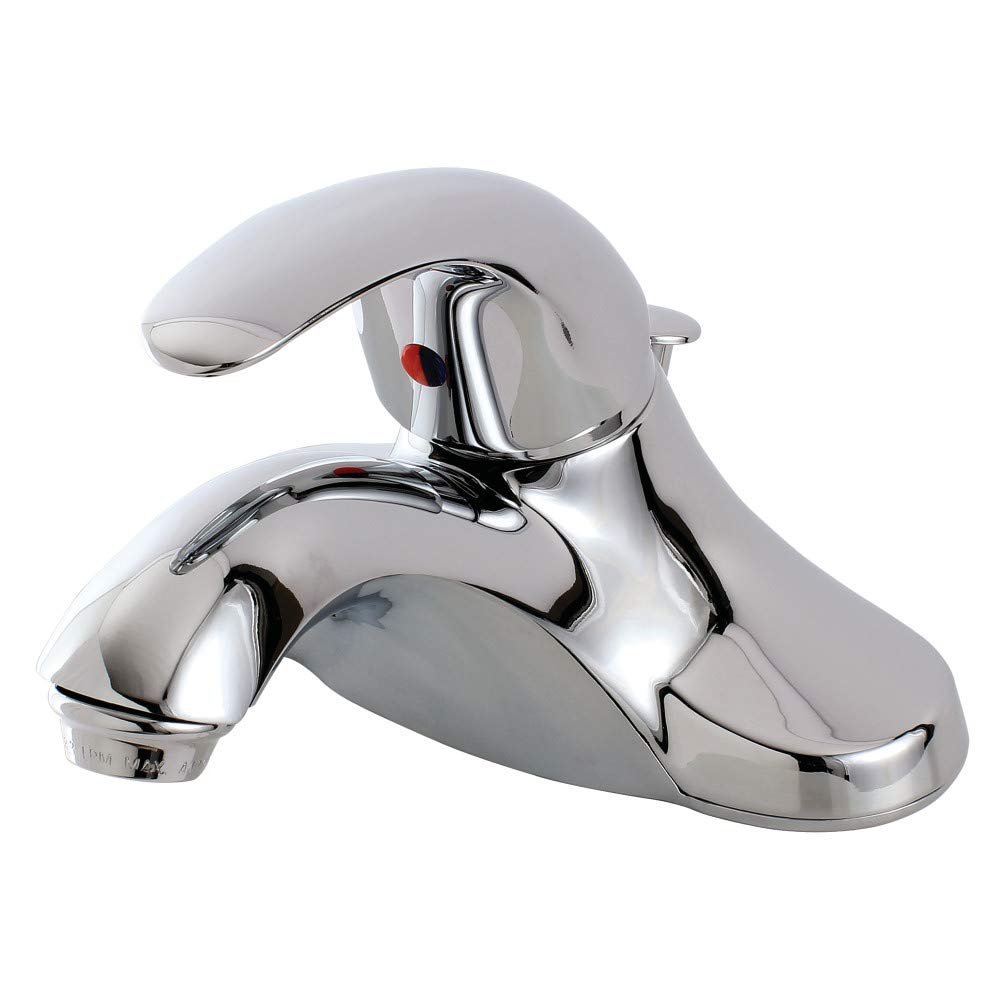 Kingston Brass FB6541 5-1/8-Inch in Spout Reach Legacy 4-Inch Centerset Lavatory Faucet with ABS Pop-Up, Polished Chrome