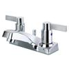 Kingston Brass FB2201NDL 3-11/16-Inch in Spout Reach NuvoFusion 4-Inch Centerset Lavatory Faucet with ABS Pop-UP, Polished Chrome view 1