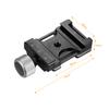 Andoer Mini Adjustable Clamp Aluminium Quick Release Plate Compatible with Arca Swiss QR 38 mm view 4