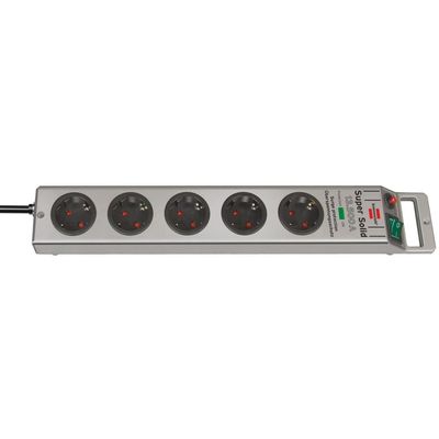 Brennenstuhl Super Solid Surge Protected Extension Cable 5-Way Fused