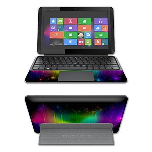 MightySkins Skin Compatible With HP Pavilion X2 10.1" (2014) - Glow | Protective, Durable, and Unique Vinyl Decal wrap cover | Easy To Apply, Remove, and Change Styles | Made in the USA