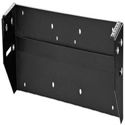 AVFI PM-2RU 2U Bracket, Black Powder Coat Finish Fits PM2-S, PM2-D & PM2-XL Monitor Mounts; TVCB & TVCB-XL Camera Brackets and PM-S-FL, PM-XFL & PM-XFL-Lift Stands