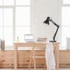 GLOBE Electric 5698601 28" Heavy Base Top Moving Spring Balanced Swing Arm Desk Lamp, Black, On/Off Rotary Switch on Shade, Office Decor, Reading Light, Home Essentials, Room Lighting view 2