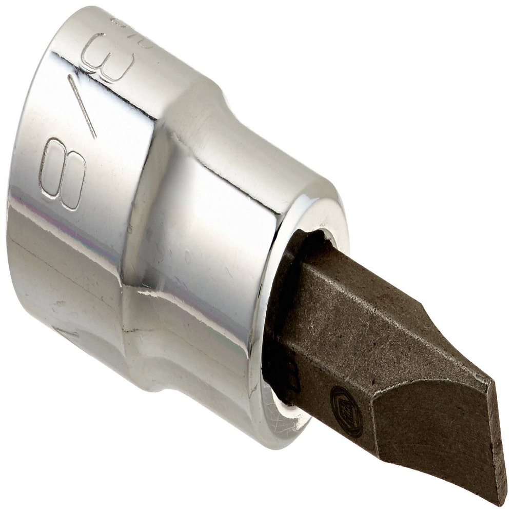 3/8" Drive Screwdriver Bit Socket Standard Slotted Bit 3/8"