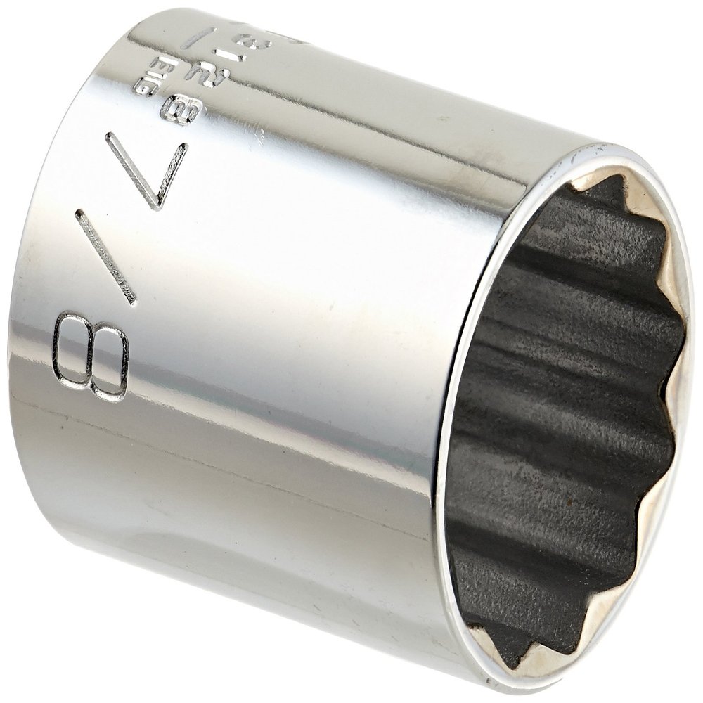 3/8" Drive 12 Point Standard Socket - 7/8"