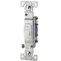 Cooper Wiring 1301-7W10 Grounded Toggle Lighted Switches44; White