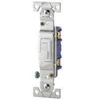 Cooper Wiring 1301-7W10 Grounded Toggle Lighted Switches44; White