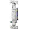 Cooper Wiring 1301-7W10 Grounded Toggle Lighted Switches44; White view 1