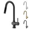 VIGO Gramercy 17'' H Single Handle Pull-Down Spout Kitchen Faucet in Matte Black-VG02008MB view 1