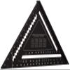 Johnson Level & Tool 1904-1200 Johnny Square Professional Easy-Read Aluminum Rafter Square, 12", Black, 1 Square view 4
