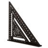Johnson Level & Tool 1956-1800 Metric Johnny Square Professional Easy-Read Aluminum Rafter Square, 18cm, Black, 1 Square view 4