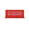 CENTURION LOK144 Lockout Tagout 12 Padlock Station, Powder Coated Steel, 72 x 265 x 31mm, Red Mini Station-12 Lock, One Size, Nylon/a view 1