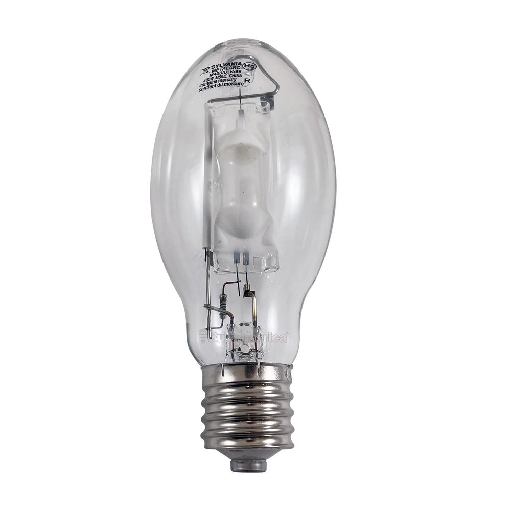 LEDVANCE 400W Compact METALARC HID Lamp, E39 Mogul Base, 32,000 Lumens, 65 CRI, 4000K Clear - 1 Pack (64034)