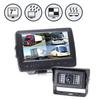 Waterproof Rear View Camera System | One (1) Heated Camera Setup 7" Quad View Moniter view 2