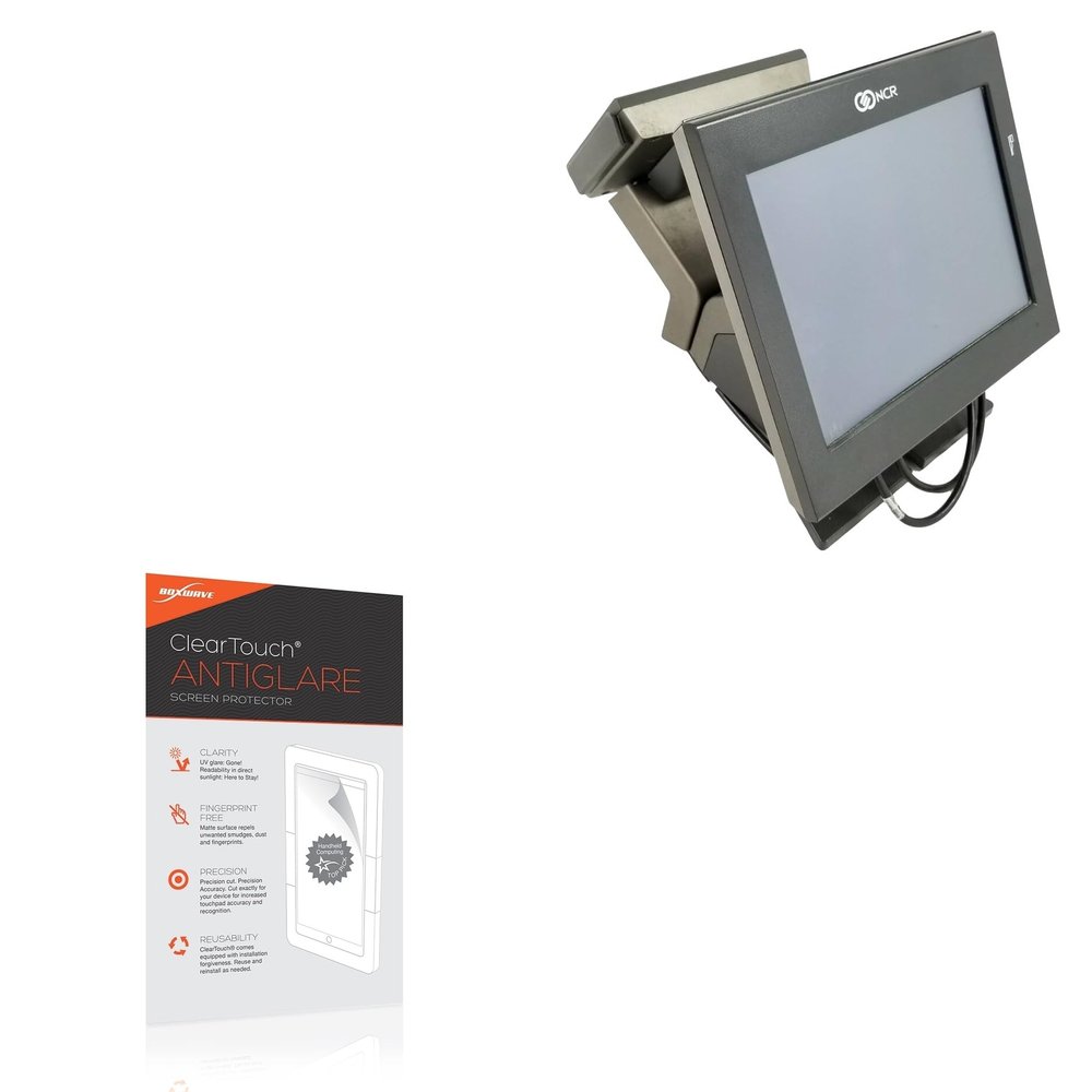 BoxWave Screen Protector Compatible with NCR P1230 - ClearTouch Anti-Glare, Anti-Fingerprint, Scratch Proof Matte Film Shield