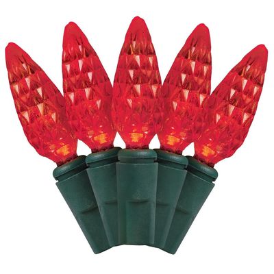 J Hofert 2372-03 70Lt C6 Led Gw Light, Red