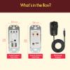 Pyle Bluetooth Receiver Wall Mount - In-Wall Audio Control Receiver w/ Dual USB Charging Port, 3.5mm AUX Input for Sound Systems - For Home Theater Entertainment - Includes DC Power Adaptor - PWPBT67 view 2