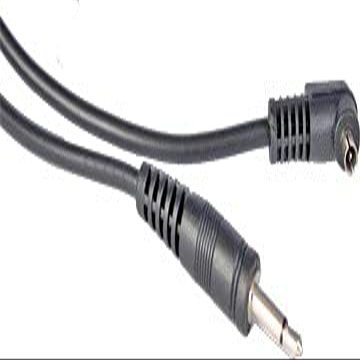 RPS Studio 3.5 Mini to Male PC, 15' Straight Flash Sync Cord #RS-8522 - (Equivalent of Pocket Wizard PC16 Cord)
