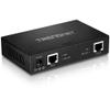 TRENDnet Gigabit PoE+ Repeater/Amplifier, TPE-E110, Extender, 1 x Gigabit PoE+ in Port, 1 x Gigabit PoE Out Port, Extends 100m for Distance Up to 200m (656 ft), Supports PoE (15.4W) & PoE+ (30W) view 1