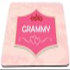 Rikki Knight Grammy Name on Beautiful Tropical Pink Plaque Design Lightning Series Gaming Mouse Pad (MPSQ-RK-43316) view 1