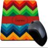 Rikki Knight Eugenia Name on Fall Colors Chunky Chevron Design Lightning Series Gaming Mouse Pad (MPSQ-RK-45285) view 1