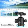 Camera Tripod, Andoer 153cm/60inch Foldable Portable Extendable Aluminium Alloy Tripod for Canon Nikon Sony DSLR Camera 1/4" Quick Release Plate, 360Panorama Ball Head and a Carry Bag view 3
