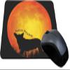 Rikki Knight Pembroke Welsh Corgi Dog Silhouette by Moon Design Lightning Series Gaming Mouse Pad (MPSQ-RK-41339) view 1