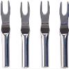 CARDAS AUDIO BTS Premium Banana to Spades Adapters with 6.3MM (1/4") Spades Fork for Speaker Binding Posts - 4 Pieces view 2