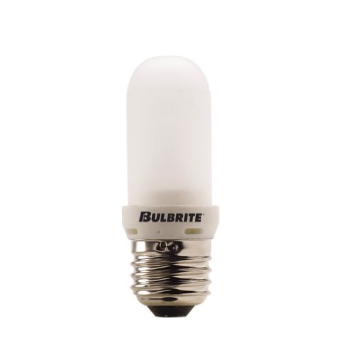 Bulbrite 614102 Q100FR/EDT 100-Watt Dimmable Halogen, JDD Type Tubular T8, Medium Base, Frost (Pack of 4)