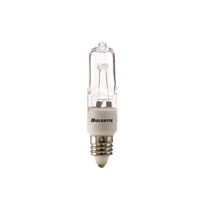 Bulbrite Q100CL/MC 100-Watt Dimmable Halogen JD Type T4, Mini-Candelabra Base , Clear [4 Pack]
