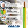 EBROM H07V-U 1 x 4 mm Rigid Conductor Cable, Green/Yellow, Choice from 10 m to 50 m. view 2