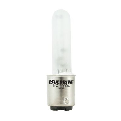 Bulbrite KX20CL/DC 20-Watt Dimmable KX-2000 Krypton/Xenon T3, DC Bayonet Base, Frost [2 Pack]