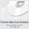 ELECOM Non-Woven Fabric Media File and Clear Case for CD and DVD 72 Disks Storing/Clear/CCD-FS72CR view 3