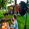 Muskoka Lifestyle Products SunWave Infrared Heater Tripod Stand  Adjustable 8.5 Ft Heavy-Duty Aluminum Stand, Powder-Coated Black, Portable & Sturdy for Patio, Garage, and Outdoor Heating view 2