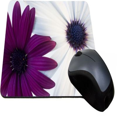 Rikki Knight Sharp Color Purple and White Daisies Design Lightning Series Gaming Mouse Pad (MPSQ-RK-9211)