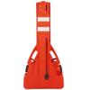 Cablematic. com PrimeMatik - Extendible Barrier from 150 mm to 2000 mm Red and White view 2