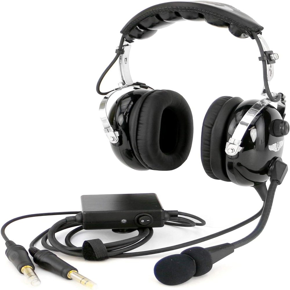 Rugged. Air RA950 ANR Aviation Headset for Pilots & Flight Instructors