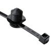HellermannTyton 156-00093 Fir Tree with Tie, 15.0" Long, Mounting Hole Diameter .38"-.39", PA66HIRHS, Black, 500/pkg view 1