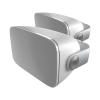 Bowers & Wilkins AM-1 Architectural Monitor Weather-Resistant Outdoor Speakers for Patio, Garden, or Poolside, 1" Aluminum-Dome Tweeter, 5" Glassfibre Cone Midrange & Bass Radiator (Pair, White) view 1