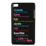 FEEL.Q- Protective Plastic Back Case for iPod Touch 4 (4th Generation) - Love Quote