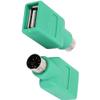 uxcell USB to PS/2 Adapter 2PCS Green PS/2 Male to USB 2.0 Female Port Converter Adapter for PC Keyboard view 3