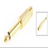 2 Pack Mono M/F 6.35mm 1/4" Audio Male Plug to RCA Female Adapter Connector view 2