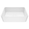 VIGO Marigold 18"L x 14"W x 5"H Over the Counter Matte Stone Rectangular Vessel Bathroom Sink in White -VG04003 view 1