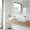 VIGO Marigold 18"L x 14"W x 5"H Over the Counter Matte Stone Rectangular Vessel Bathroom Sink in White -VG04003 view 3