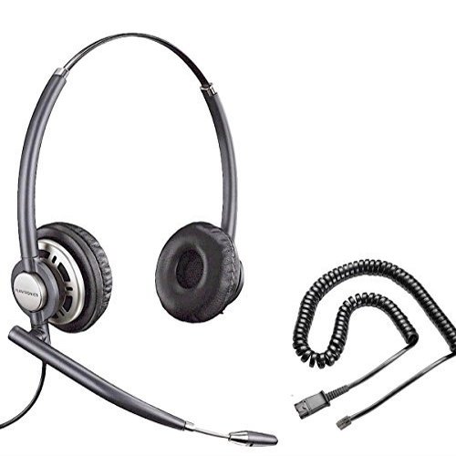 Polycom Compatible Plantronics HW720 Bundle, Model ip430, ip450, ip501, ip550, ip560, ip601, ip650, ip670, CX300, CX500, CX600, VVX101, VVX201, VVX300, VVX310, VVX400, VVX410, VVX500, VVX600, VVX1500